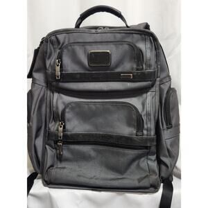 TUMI Alpha Compact Laptop Brief Pack Backpack Charcoal Ballistic Nylon 26578PW2
